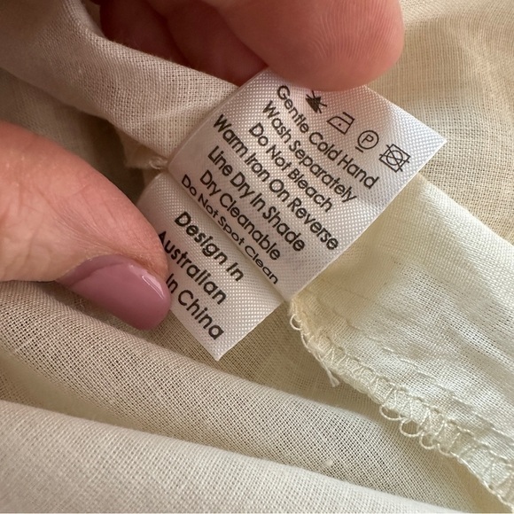 ZIMMERMANN Rising Snake Sun Dress in Porcelain Size 2 US 8 - Picture 8 of 11